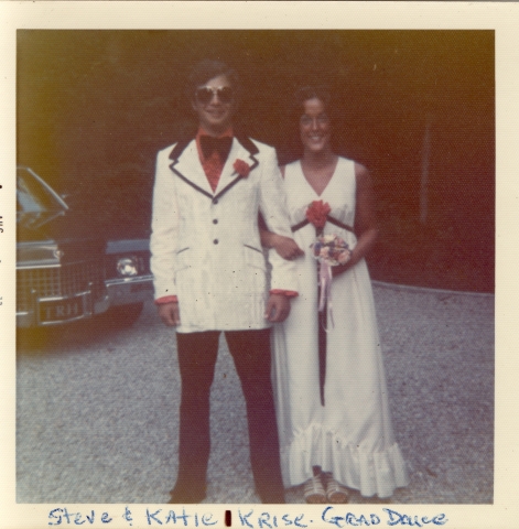 Harry with Katie Krise...Grad Dance (June 1972)